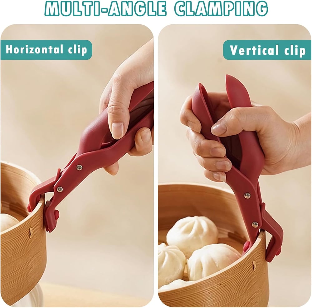 Silikon-Grip-Clip | Rutschfester Hitzeschutz für Schüsseln und Töpfe Zorenza