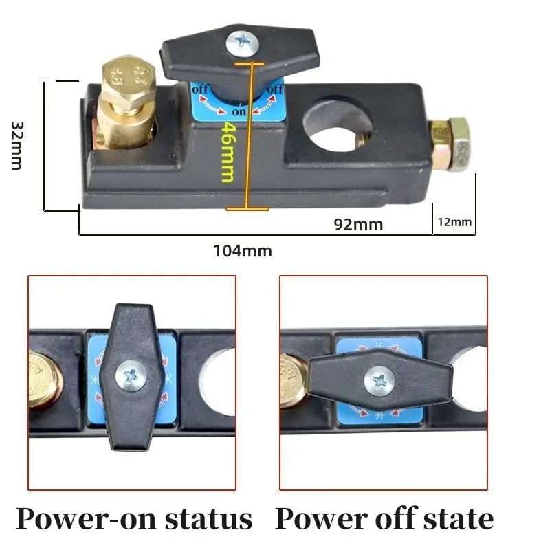 Batterietrennschalter - Batterie schützen und Entladung verhindern Zorenza
