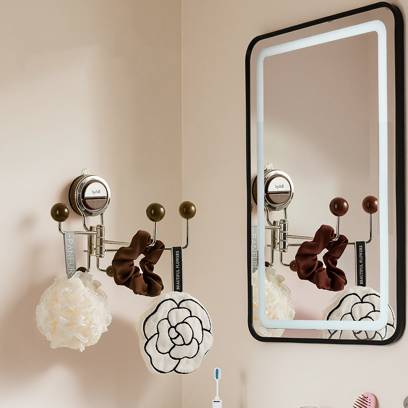 No-Drill Rotating Suction Hooks – Strong Hold, Easy Wall Installatio Mivoza Deutschland