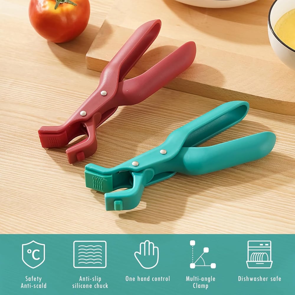 Silikon-Grip-Clip | Rutschfester Hitzeschutz für Schüsseln und Töpfe Zorenza