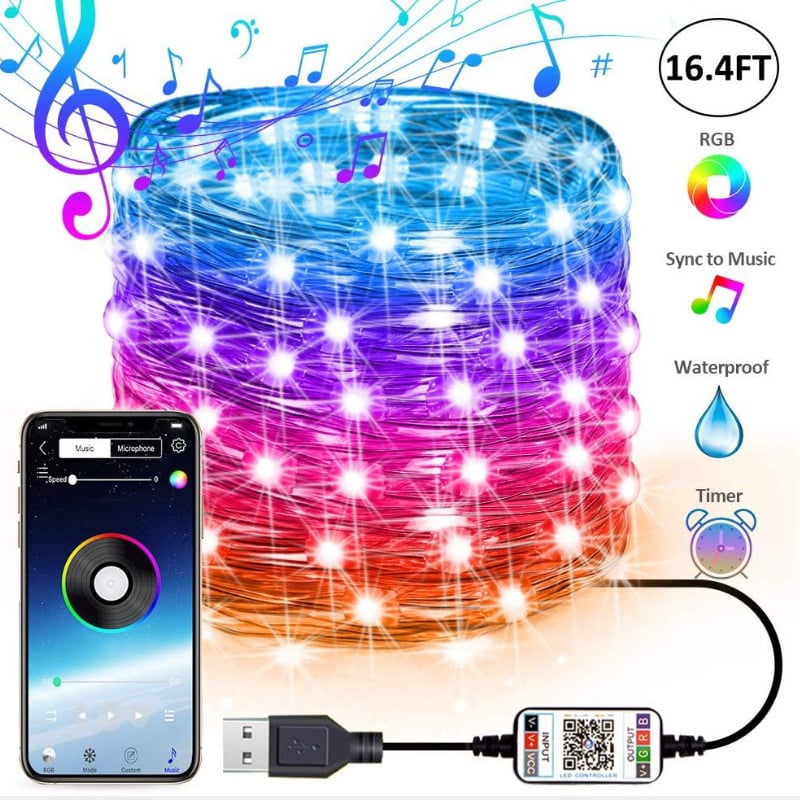 Außen-LED-Lichterkette — Bunte Atmosphäre per Fingertipp schaffen Zorenza