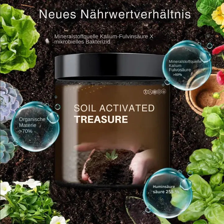 2+1 Gratis | 3-Tage-Aktivator für Gartenerde Zorenza