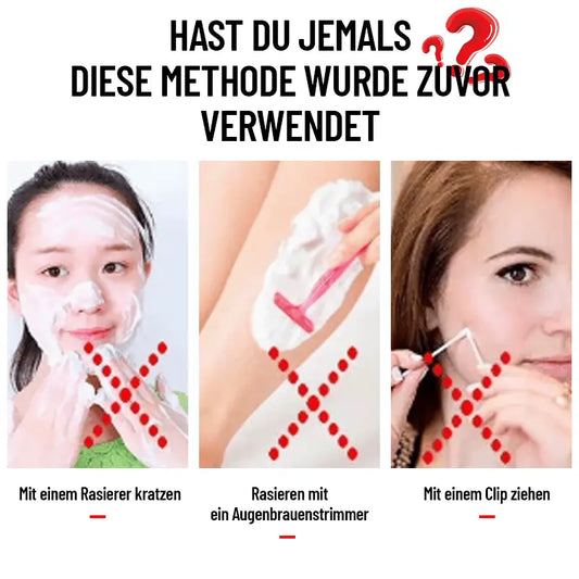 2+2 Gratis | Manueller Epilierer für Gesichtshaar Zorenza