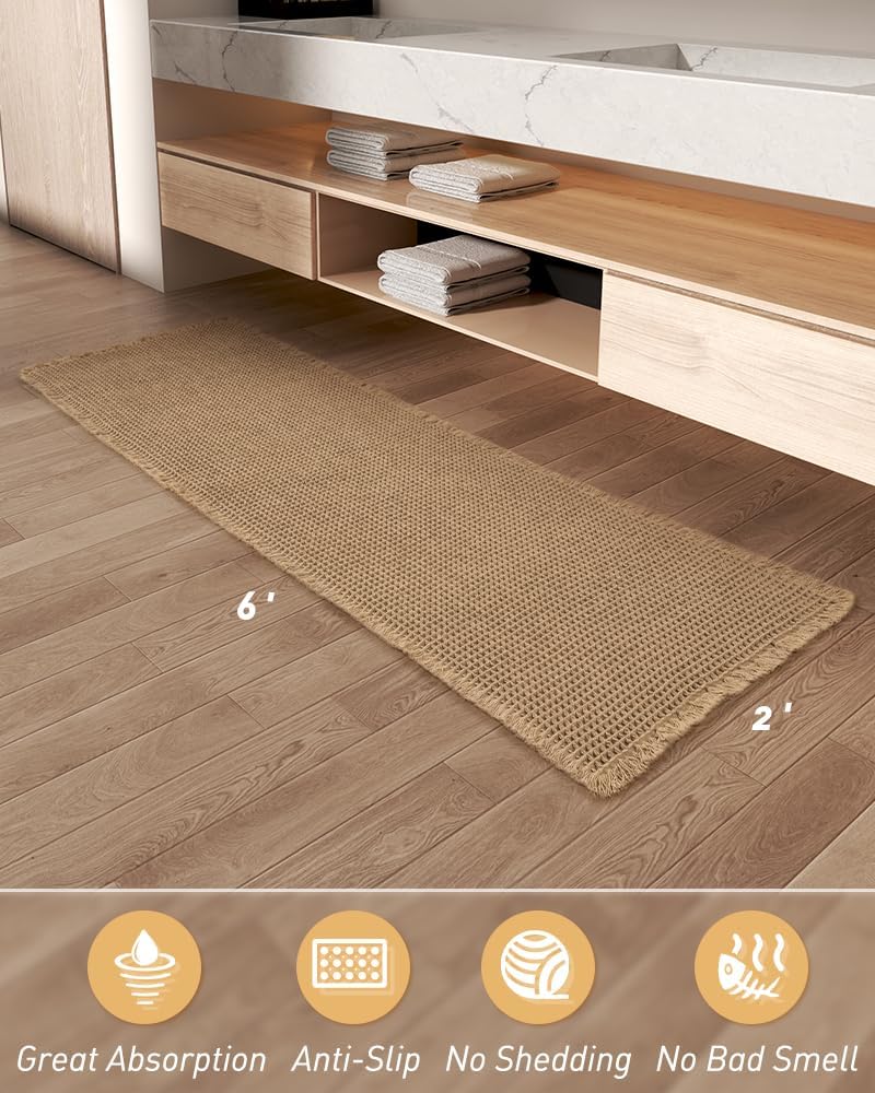 Upgraded Waffle Runner Rug Mivoza Deutschland