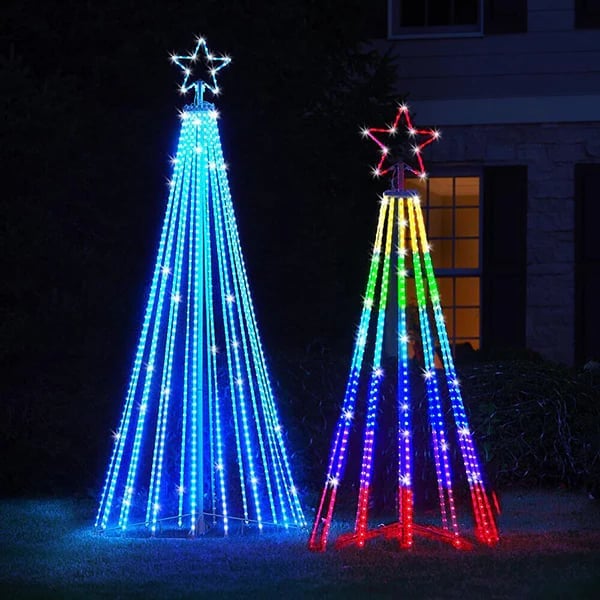 Außen-LED-Lichterkette — Bunte Atmosphäre per Fingertipp schaffen Zorenza
