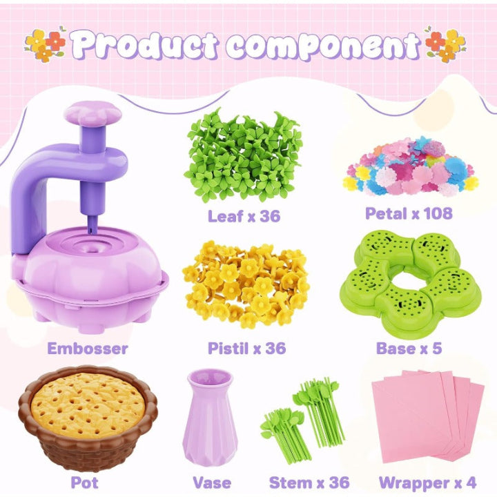 Blumen-Bouquet-Set für Kinder | Kreativ & kindersicher gestalten Zorenza