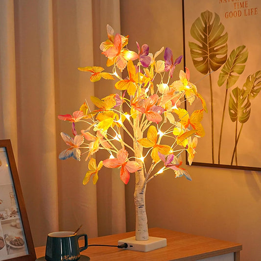 LED-Schmetterlingsbaum – Warmweißes Licht für elegante Wohnräume Zorenza