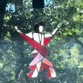 Glasspinner | Buntglas-Dekoration für harmonische Lichtspiele Zorenza