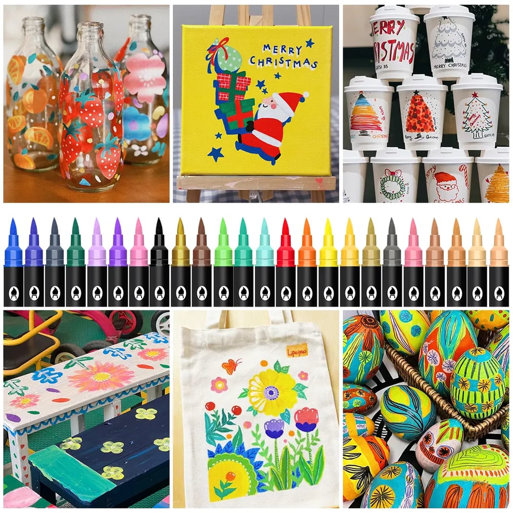 Beidseitige Acrylmarker – Für kreative Projekte und Geschenke Zorenza