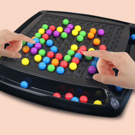 Regenbogen-Kugel Logikspiel – Interaktives Mehrspieler-Duell (80 Steine) Zorenza