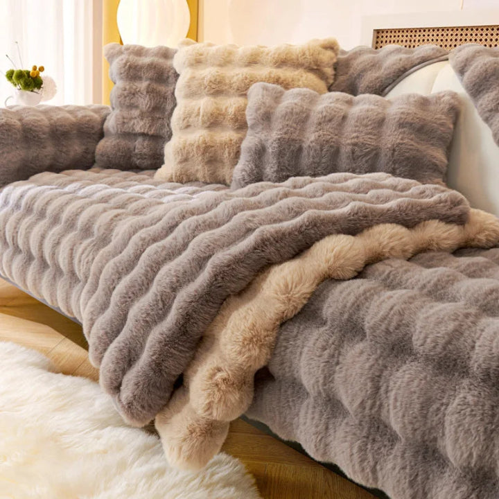 Sofabezug | Eleganter, elastischer Schutzbezug aus Polyester Zorenza