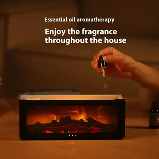 Aromadiffusor | Kaminflammen-Effekt & sanfter Nebel Zorenza