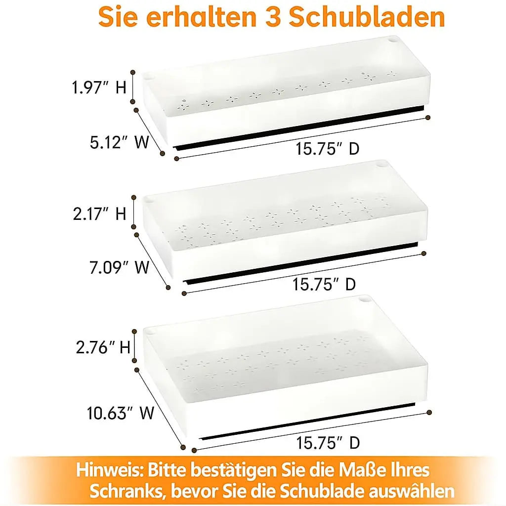 Ausziehbarer Schrank-Organizer | Platzsparend & ohne Bohren Zorenza