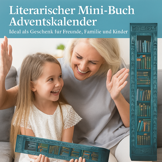 Literarischer Mini-Buch Adventskalender | Jeden Tag ein neues Leseabenteuer Zorenza
