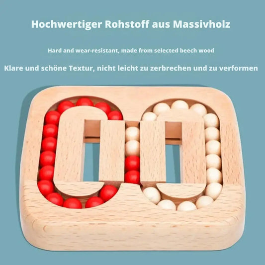Drehbares Holzpuzzle-Spielzeug zur Stresslinderung und Konzentrationsförderung Zorenza