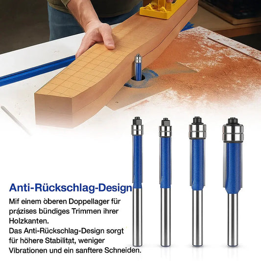 Entgrat- und Polierwerkzeug | 4-teiliges Set, präzise & langlebig