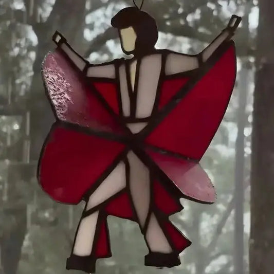 Glasspinner | Buntglas-Dekoration für harmonische Lichtspiele Zorenza