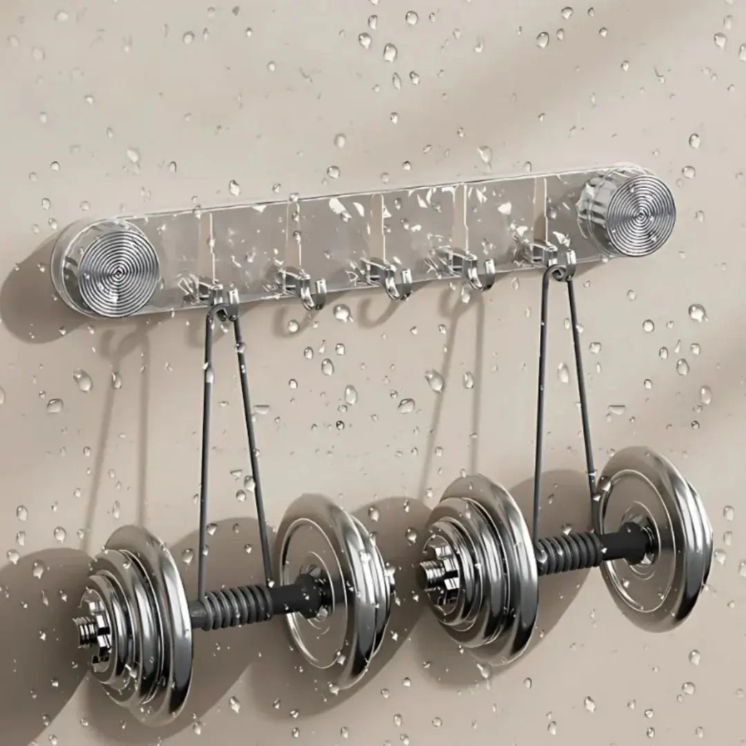 Hakenleiste mit Saugnäpfen | Bohrfrei, flexibel & elegant Zorenza