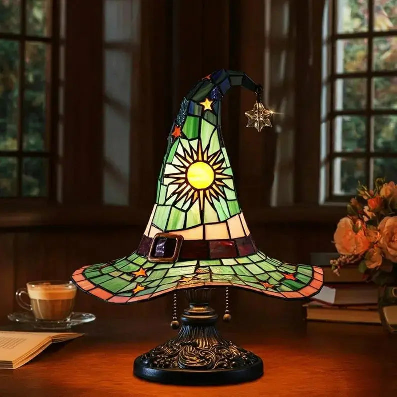 Hexenhut-Lampe – Magische Leuchte für Halloween, Gothic & Fantasy-Dekor Mivoza Deutschland