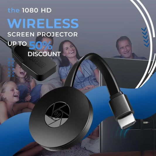 Kabelloser 1080P Screen-Projektor – Smartphone einfach mit dem Fernseher verbinden Mivoza Deutschland