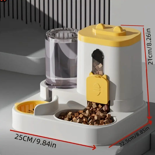 Katzenfutterautomat mit Wasserspender – Batteriefrei & zuverlässig Zorenza