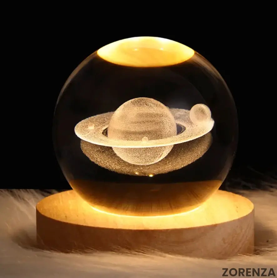Kristallkugel Nachtlicht – dekorative Lampe Zorenza