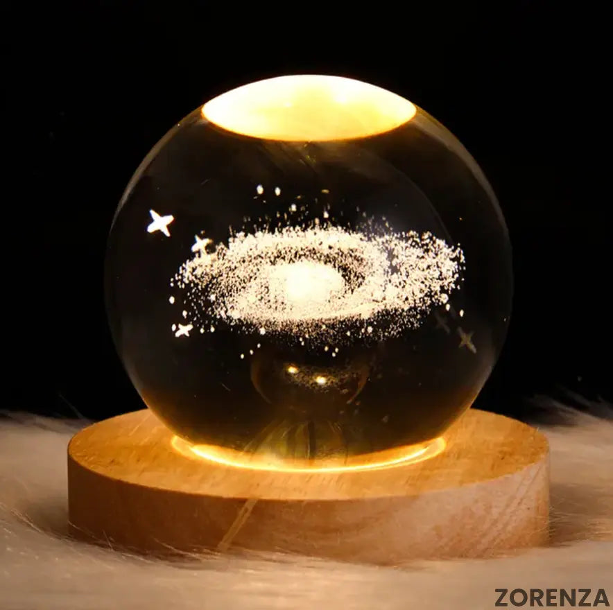 Kristallkugel Nachtlicht – dekorative Lampe Zorenza