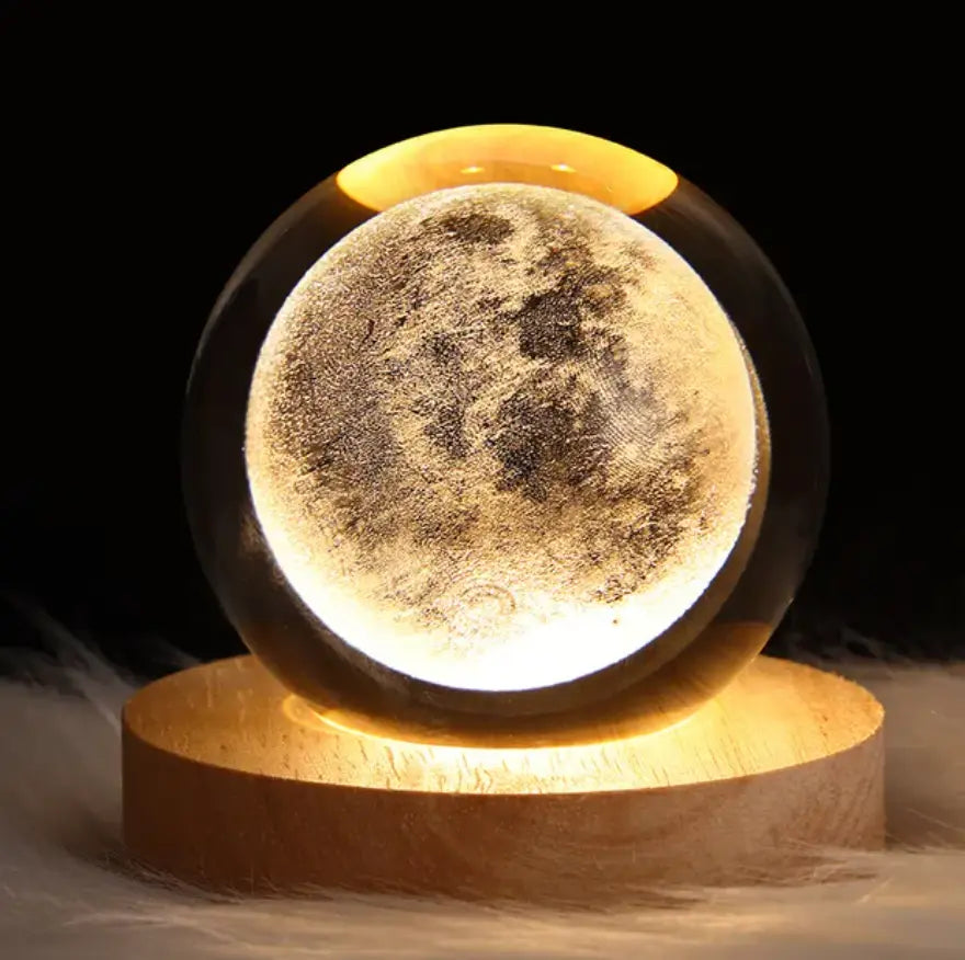 Kristallkugel Nachtlicht – dekorative Lampe Zorenza