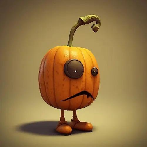 Kürbis Garten-Deko Figur — Herbstliches Highlight für Haus & Garten Zorenza