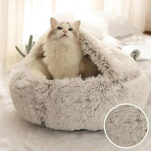 Kuscheliger Katzenkuschel-Schlafsack für entspannte Ruhezeiten Zorenza