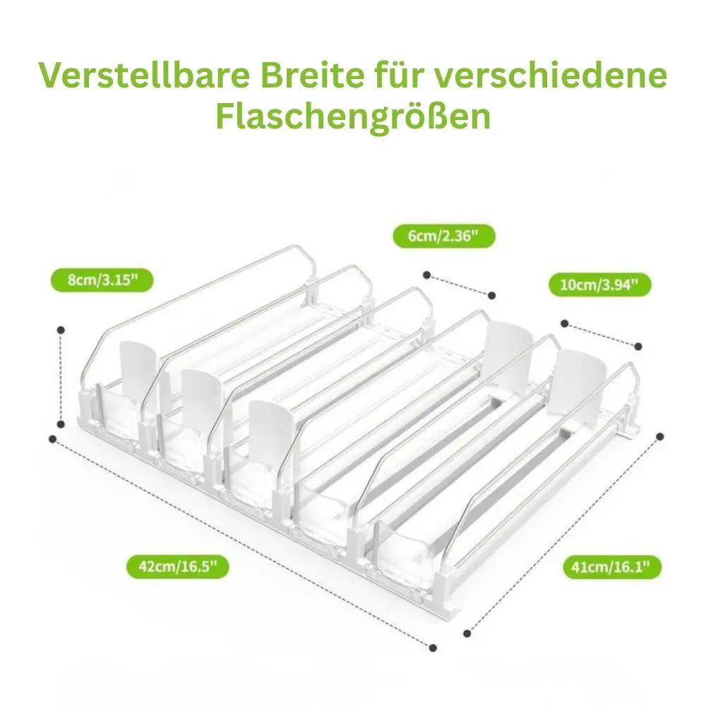 Getränkeorganizer mit Auswurfmechanismus – Platzsparender Flaschen- & Dosenhalter Mivoza Deutschland