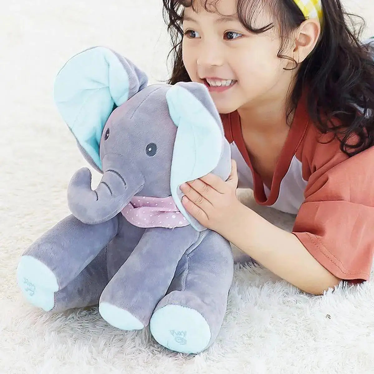 Plüsch-Elefant mit Musik – Bewegliche Ohren & Garantiertes Kinderlachen Zorenza