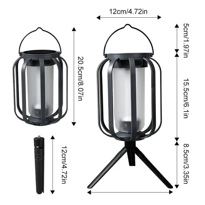 🌞2025 Summer Sale🔥Solar Lantern Outdoor Light with 4 Modes Mivoza Deutschland