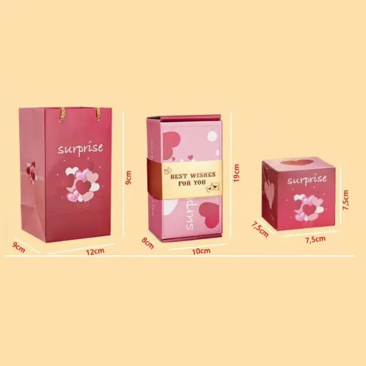 Überraschungs-Geschenkbox – Kreative Pop-up Box für besondere Anlässe Zorenza