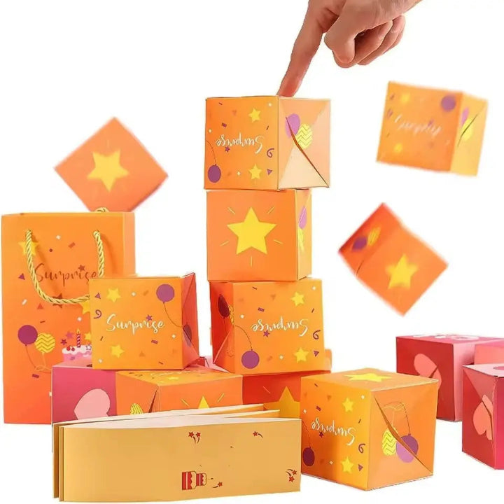 Überraschungs-Geschenkbox – Kreative Pop-up Box für besondere Anlässe Zorenza