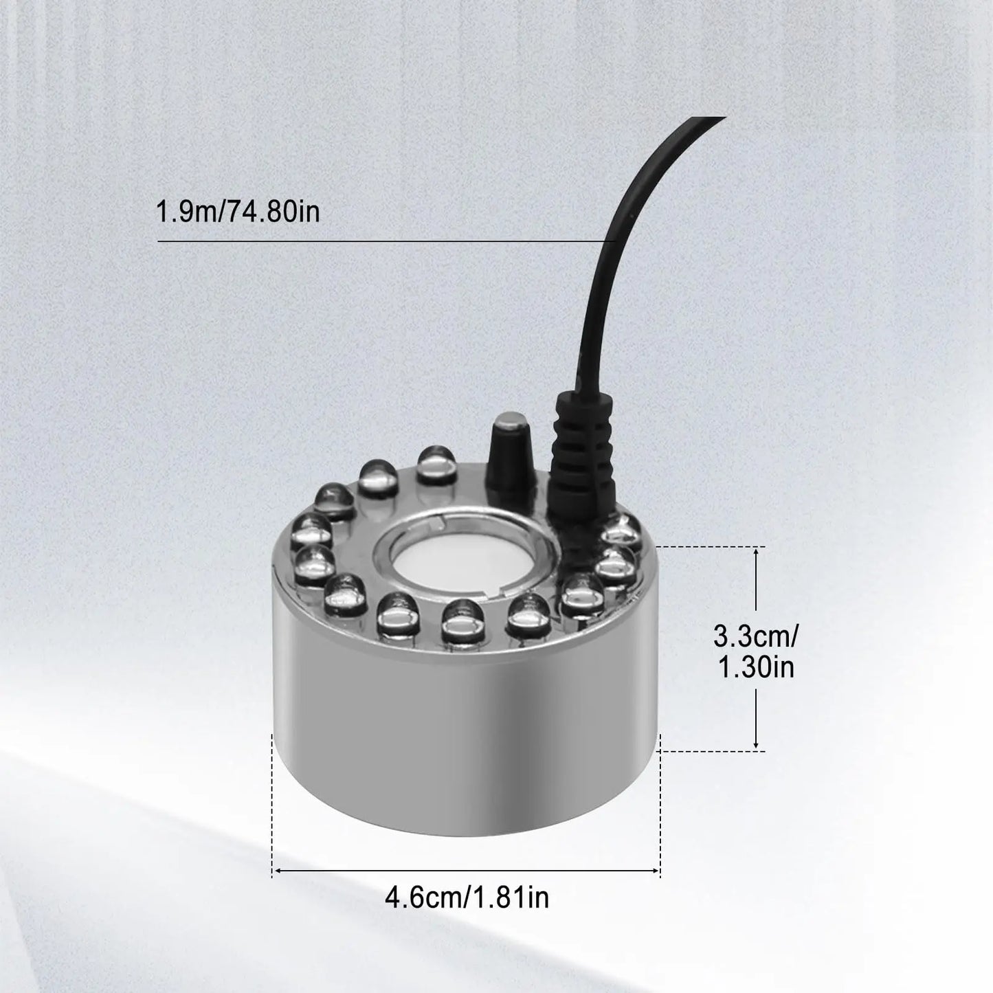 Ultraschall-Nebelmacher mit Wasserstandsensor | Qualitätsnebel in Sekunden Mivoza Deutschland