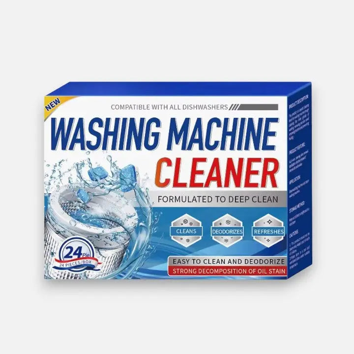 Waschmaschinen-Pflegetabs – Für saubere, frische und langlebige Maschinen (Set mit 3 Schachteln) Zorenza