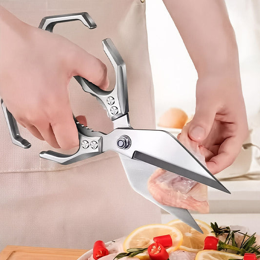 Küchenschere | Rasiermesserscharfe Edelstahlklingen, ergonomisch Zorenza