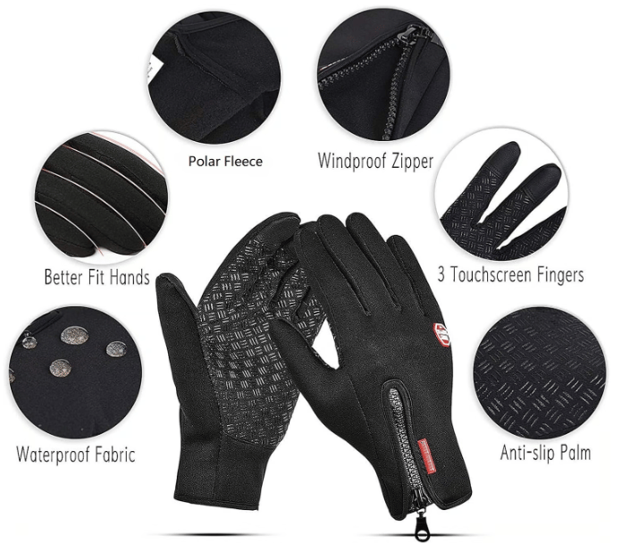 Wasserdichte Thermo-Touchscreen-Handschuhe – Für den mobilen Einsatz und Arbeiten im Freien Zorenza