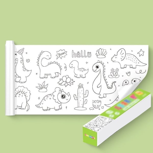 Malrolle für Kinder | Schmutzfrei & Wandfreundlich gestalten Zorenza