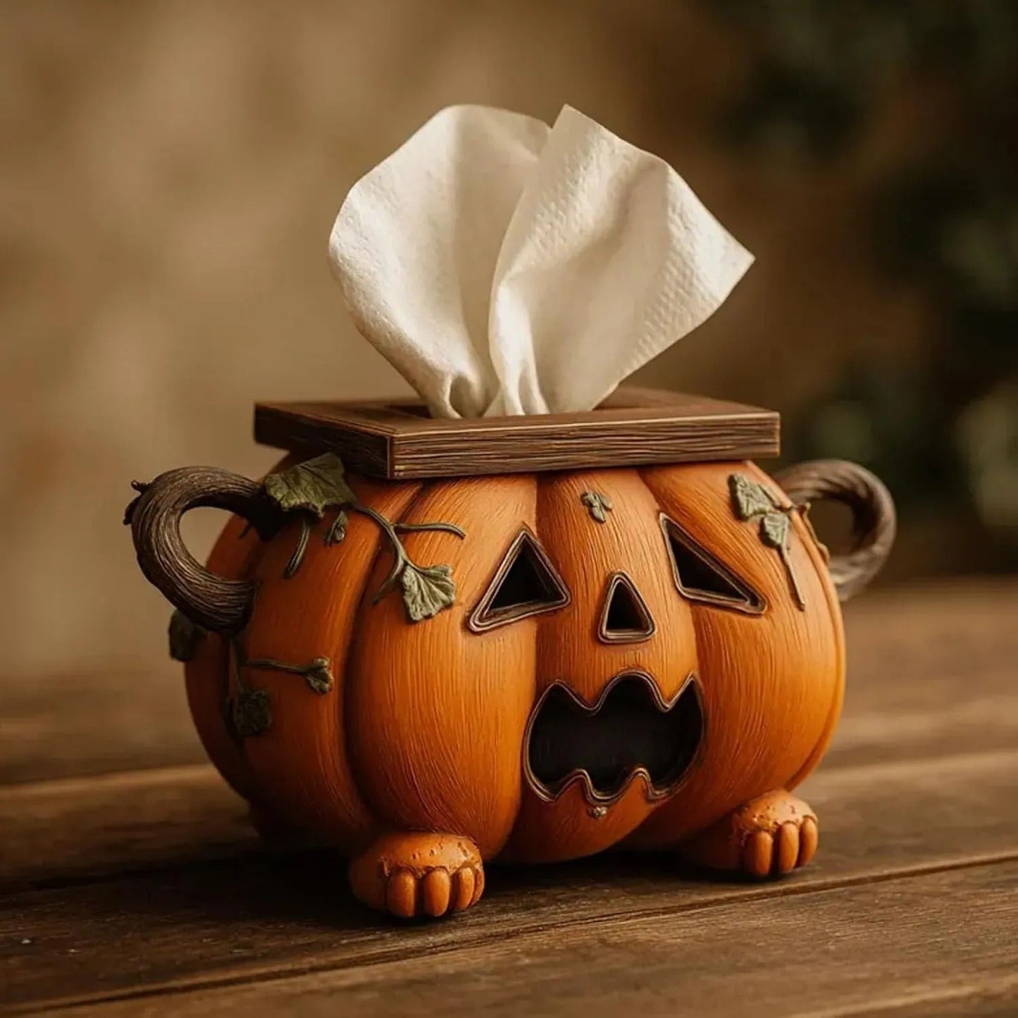 Halloween Pumpkin Tissue Box Holder Mivoza Deutschland