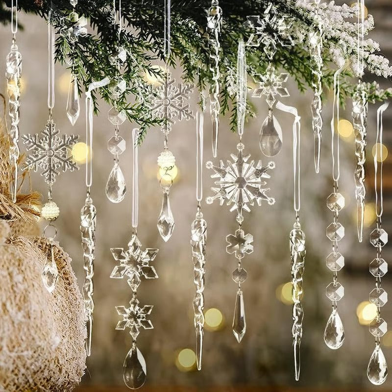 Weihnachtsdeko 18er Set | Kristallklarer Glanz & elegante Formen Zorenza