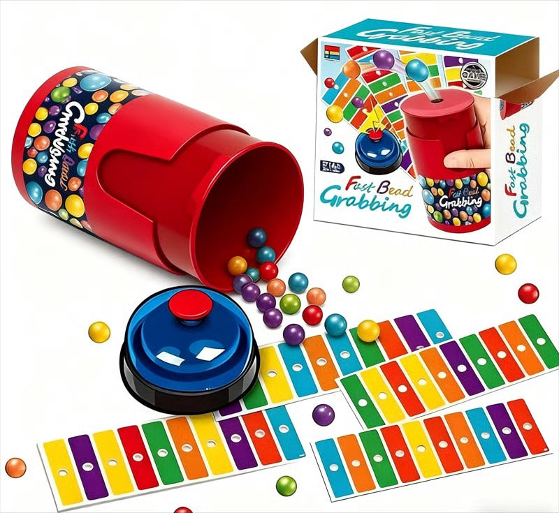 Perlen-Greif-Bingo Spiel | Schnelles Reaktionsspiel für Gruppen Zorenza