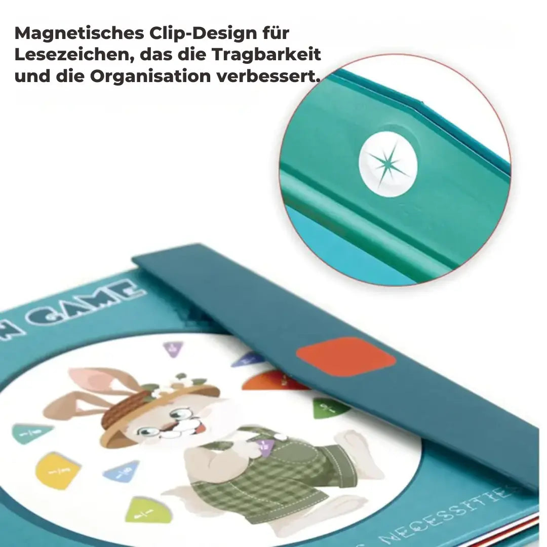 Magnetische Bruchlern-Kacheln — Interaktives Mathe-Set für Kinder Zorenza