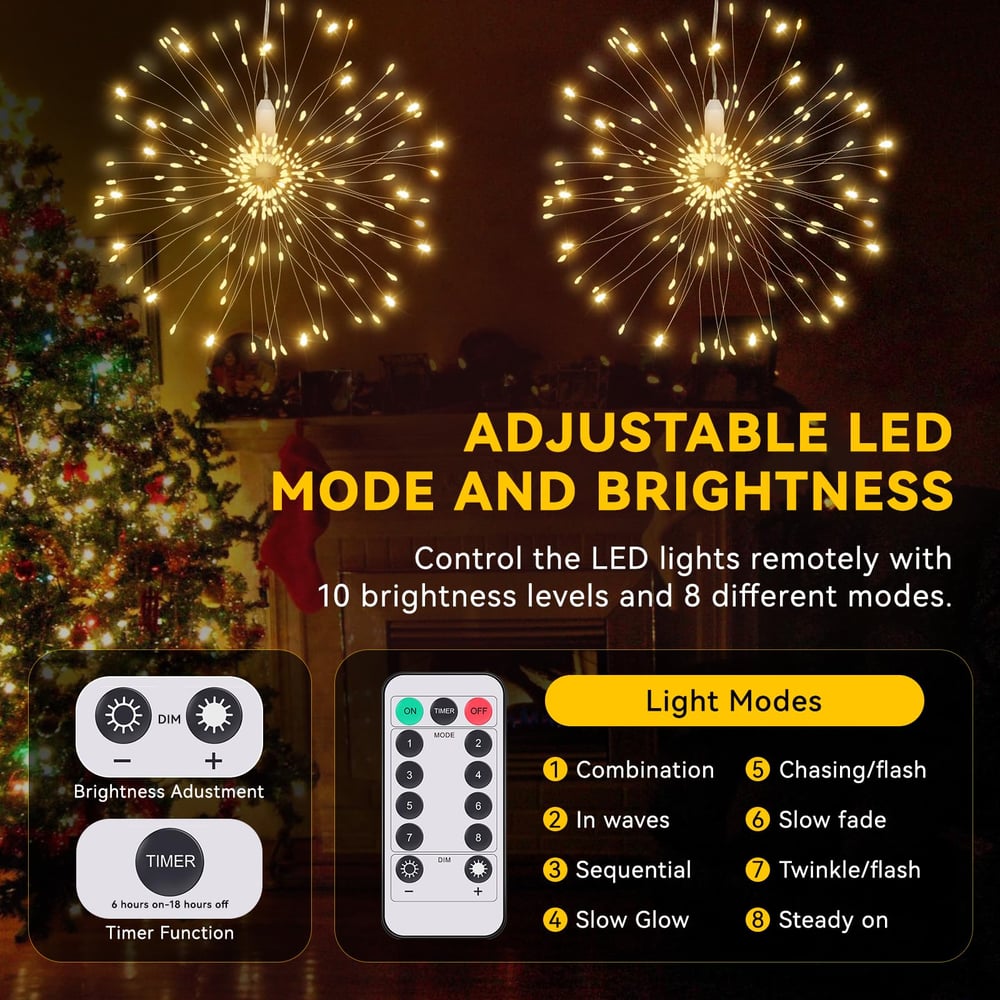 Lichterkette 3er Set | Flexibler Kupferdraht & Warmweißes Licht Zorenza
