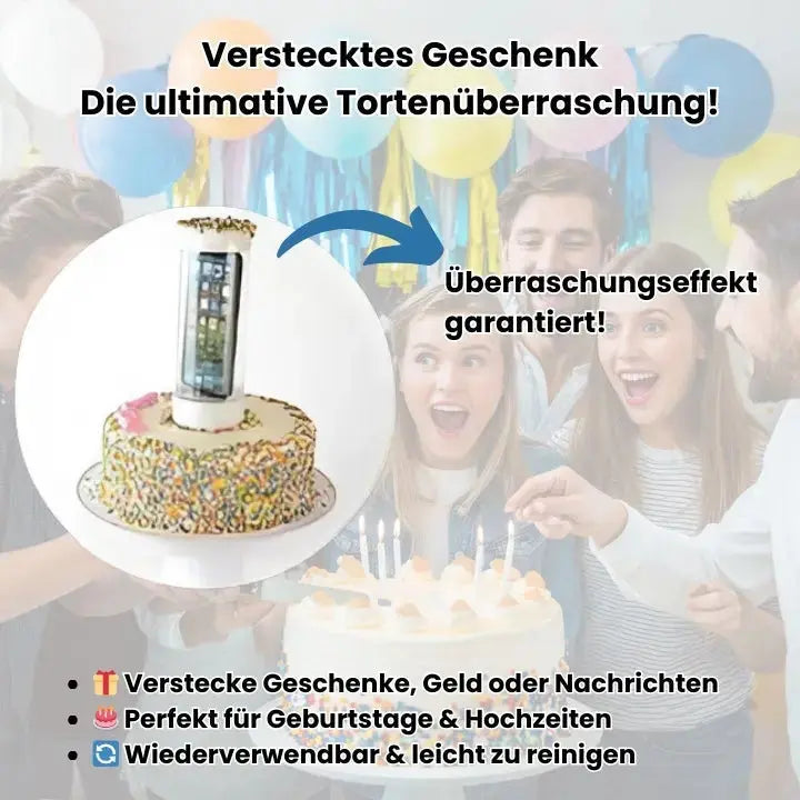 Überraschungstortenständer – Magische Enthüllungen für Ihre Feier! Zorenza