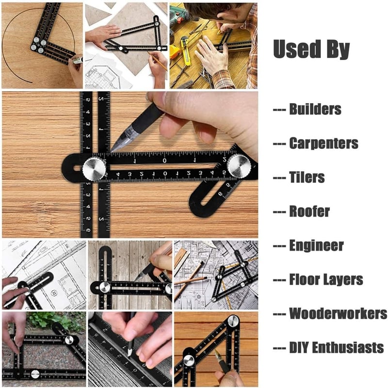 12-fold Multi Angle Measuring Ruler Mivoza Deutschland