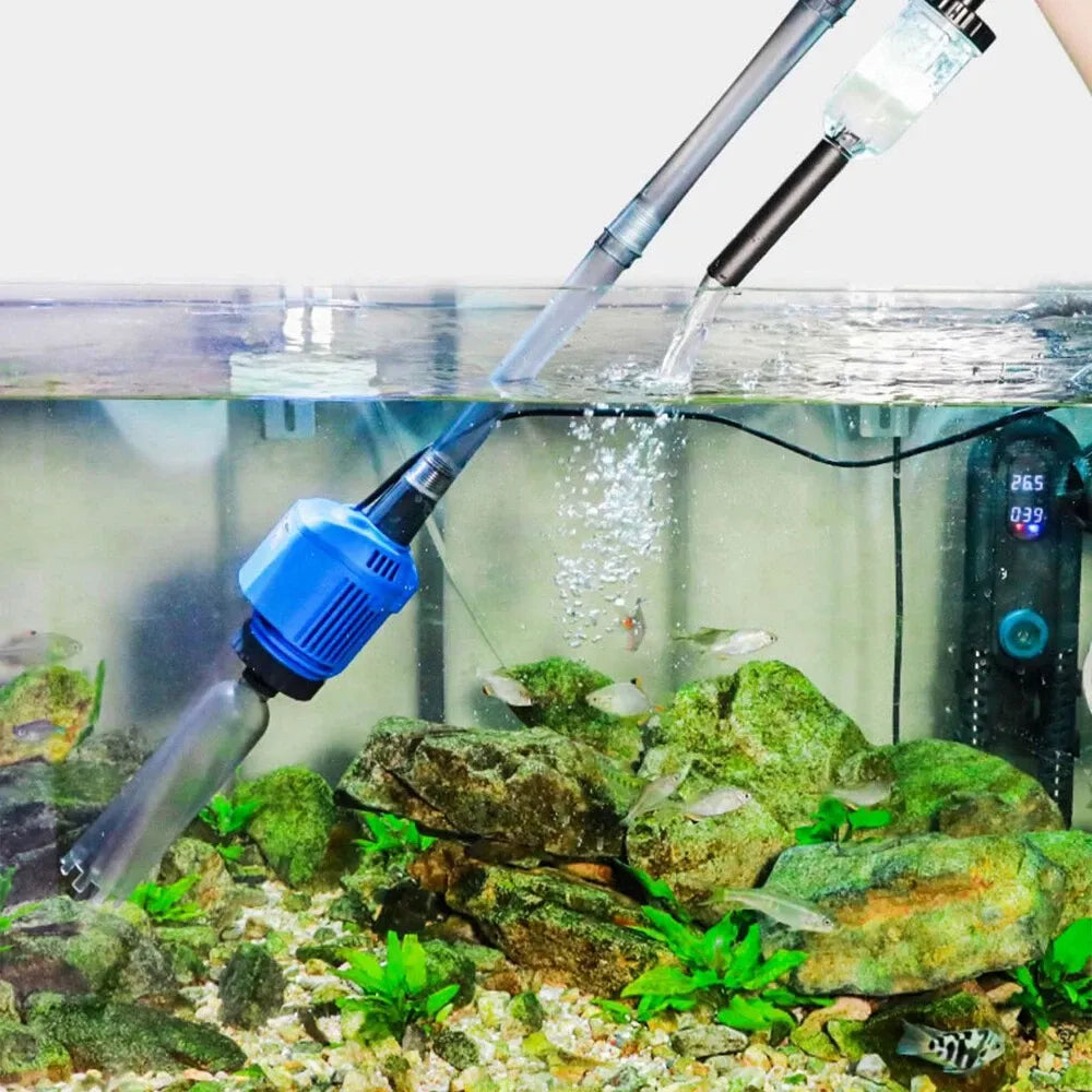 Aquarium Staubsauger | Elektrisch, sanfte Reinigung & stark Zorenza