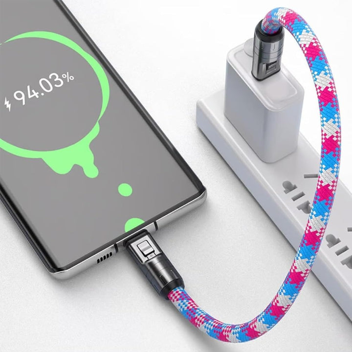 USB-C Schnellladekabel | Geflochtenes Nylon & Handykordel Zorenza