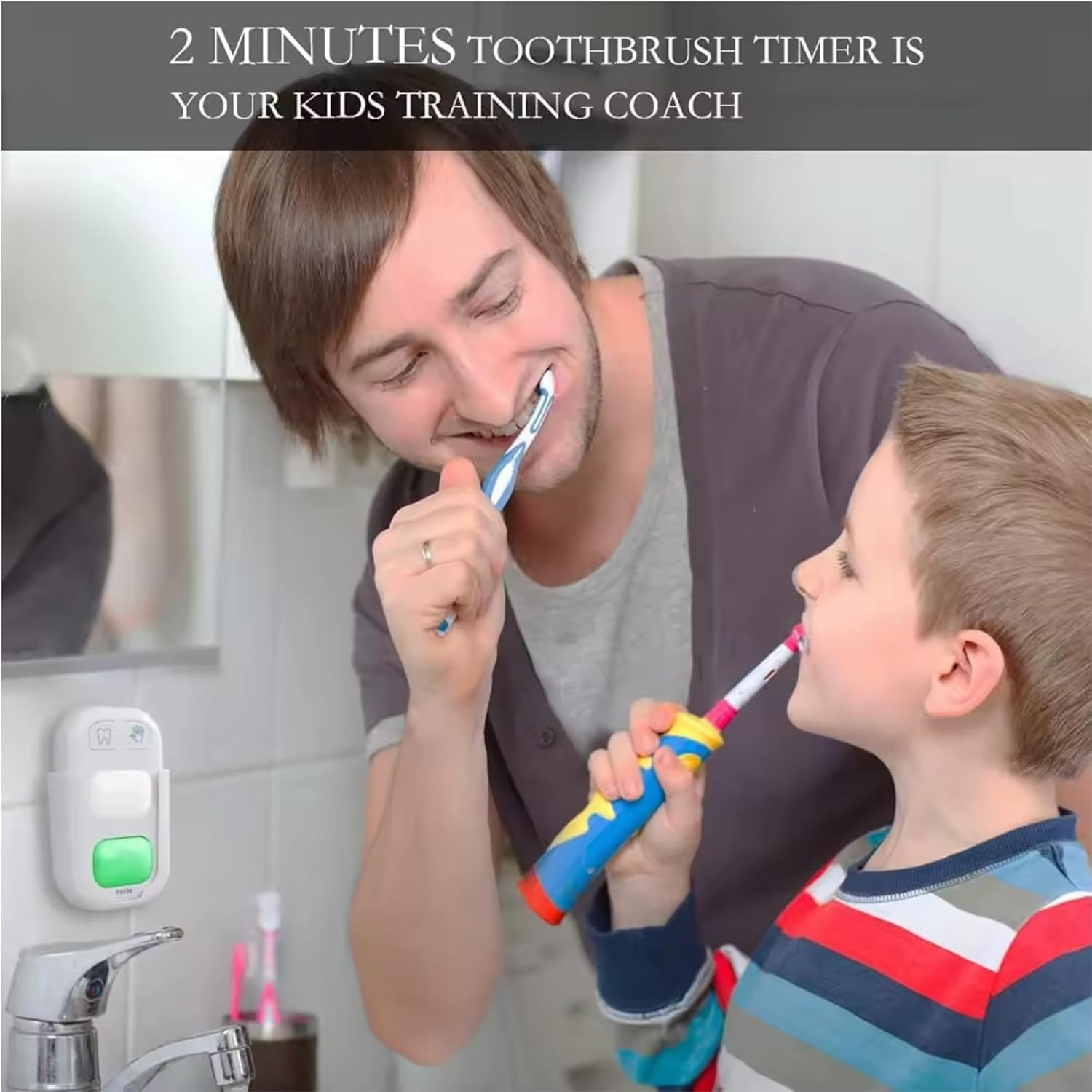 Kinder Wasch- & Putz-Timer | Bunte LEDs, kindersicher & praktisch Mivoza Deutschland